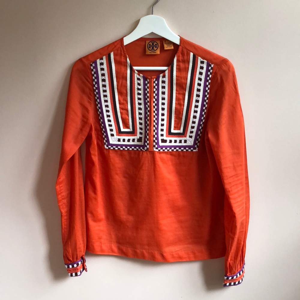 Tory Burch Orange blouse